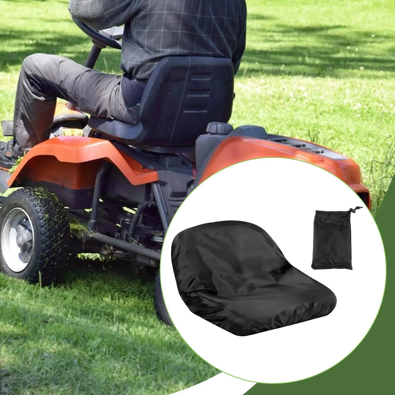 Riding Lawn Mower Seat Cover Garden Seat Guard Easy Clean Tractor Seat Cover