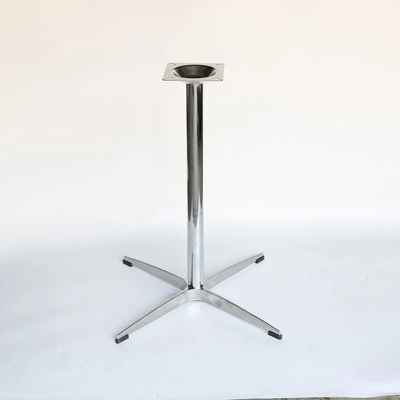 Aluminum Cross Table Legs 4Star Dining Table Base Cafe Coffee Table Stand Aluminum Display Rack Heavy Duty Home Commercial