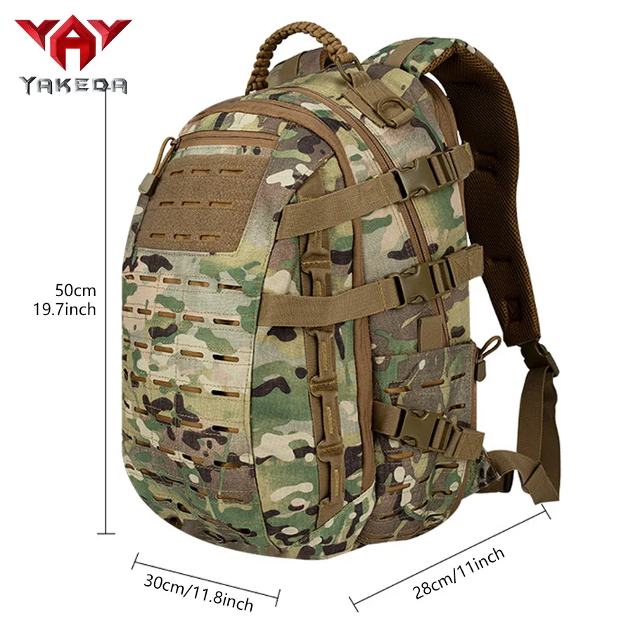 YAKEDA tactical backpack hiking outdoor bag camouflage backpack dragon egg bag student commuting computer backpack