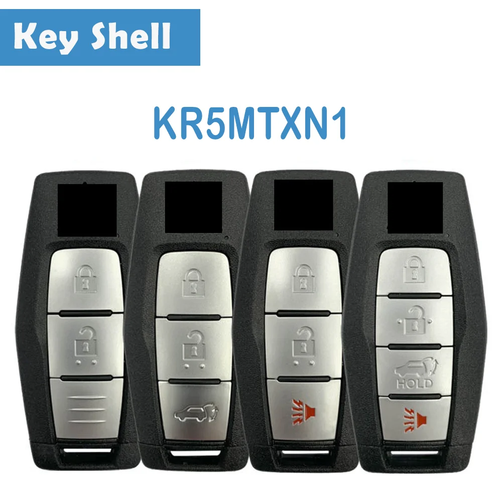

2 Pcs/lot KR5MTXN1 Auto Remote Car Key Shell 2/3/4 Buttons Replace Key Case For Mitsubishi Outlander 2021 2022