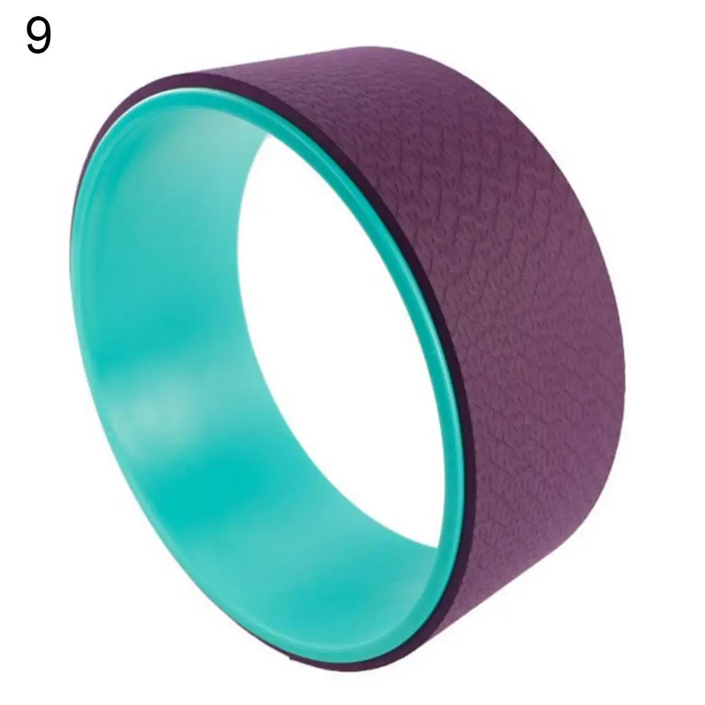 Yoga Pilates Circle Bodybuilding Gym Fitness Dance Training Wheel High Quality PP Material Non-slip Non-toxic Soft Workout Tool