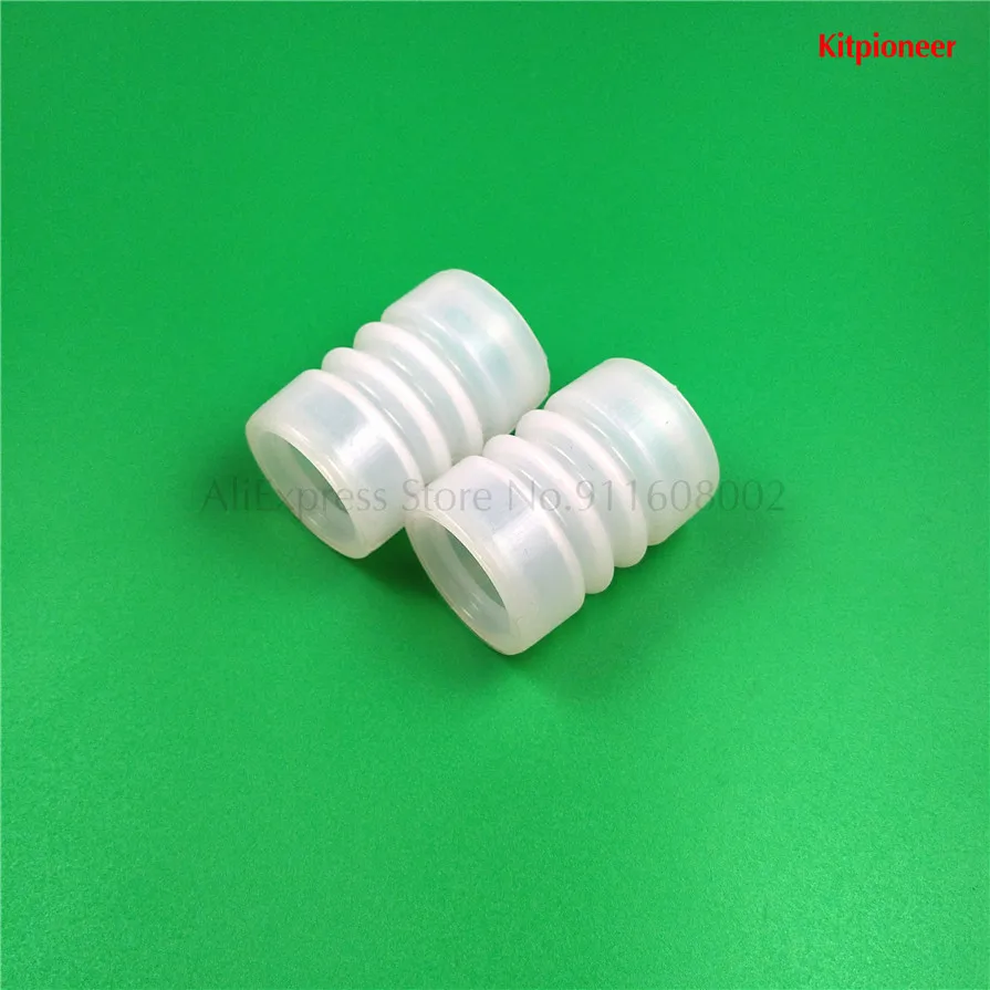 2 قطع المموج أنابيب الختم سيليكون كم حلقات من قطع غيار قضيب التحريك BQL لينة خدمة آلات الآيس كريم الملحقات