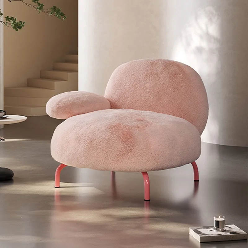 Lounge Chair for Bedroom Living Room Salon Beauty Store Creative Furniture Luxury Style Single Seater Bean Bag Sofa