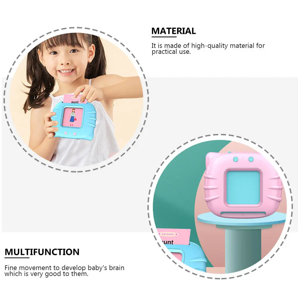 1 set 1 set di carte per l'apprendimento dell'inglese macchina per bambini parole educative precoci fornitura di apprendimento immagini per bambini conoscenza gioco divertente