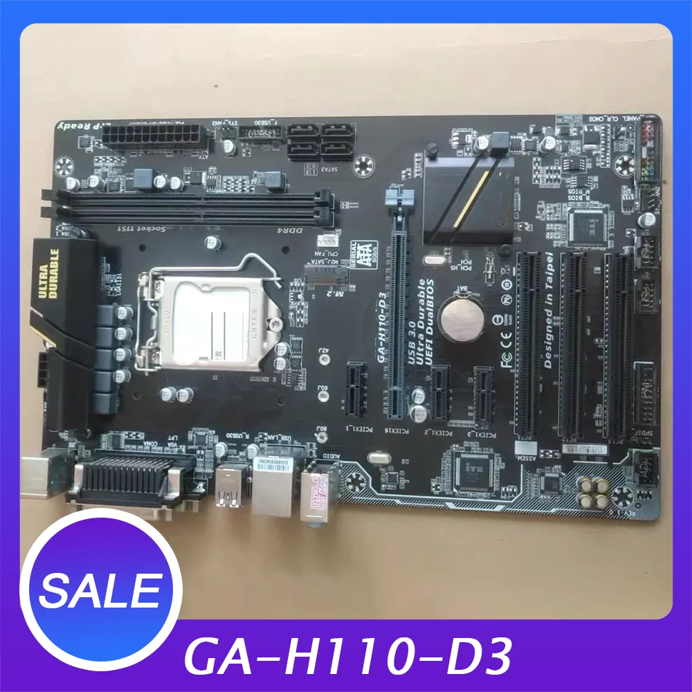 For Giga-byte motherboard DDR4 M2 Supports 7th generation GA-H110-D3