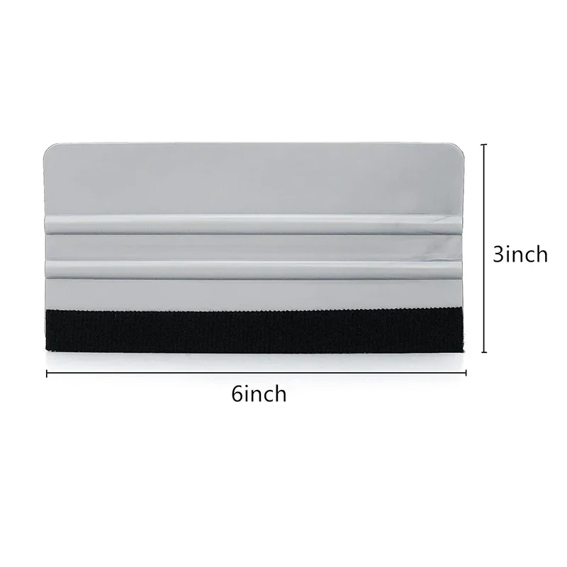 Plastic Squeegee 4/3pcs Window Tint Squeegee Wrap Squeegee with Felt Edge Wallpaper Tool Decal Applicator Vinyl Scraper
