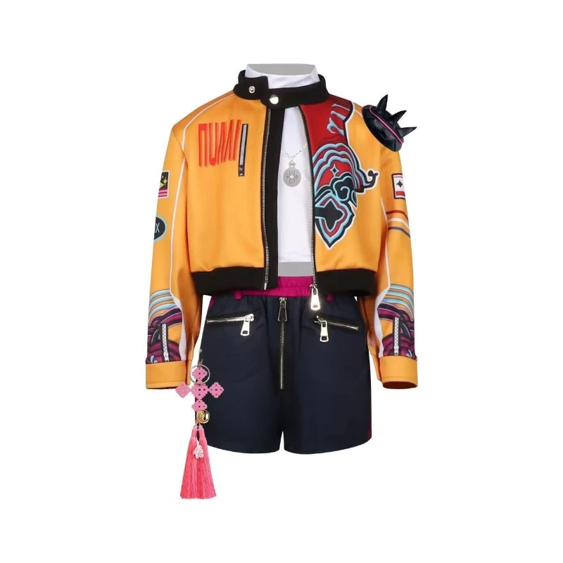 Anime Kind Mädchen Roleplay Cosplay Kostüme Zoey/Rumi/Mira Volle Kostüm Set für K-pop Halloween Karneval party Anzüge Kleidung Outfit