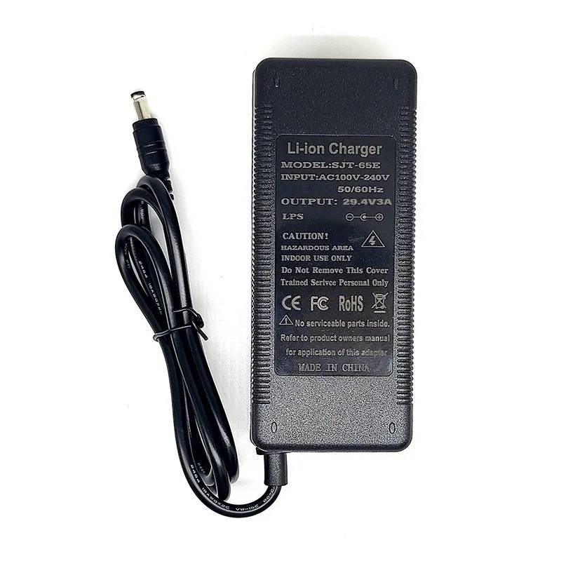 29.4V3A lithium battery charger 7 strings 18650 battery pack polymer power tool case electric vehicle charging view 3