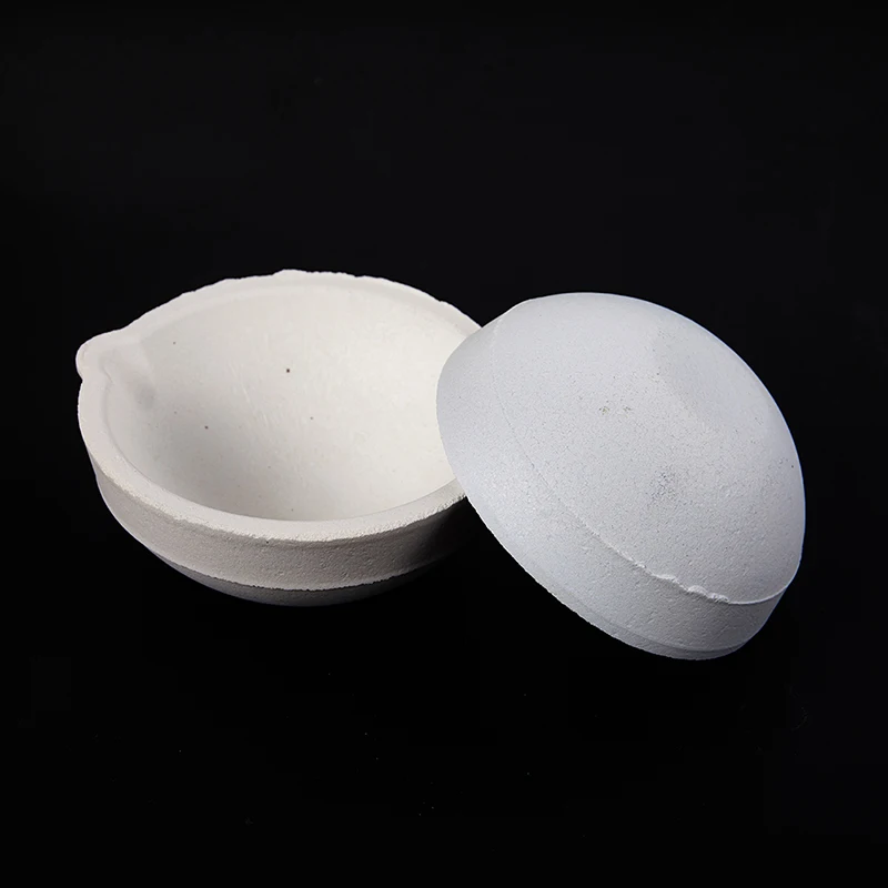New New High Temperature Quartz Silica Melting Crucible Dish Bowl Pot Casting Gold Silver Metal Jewelry Casting Container