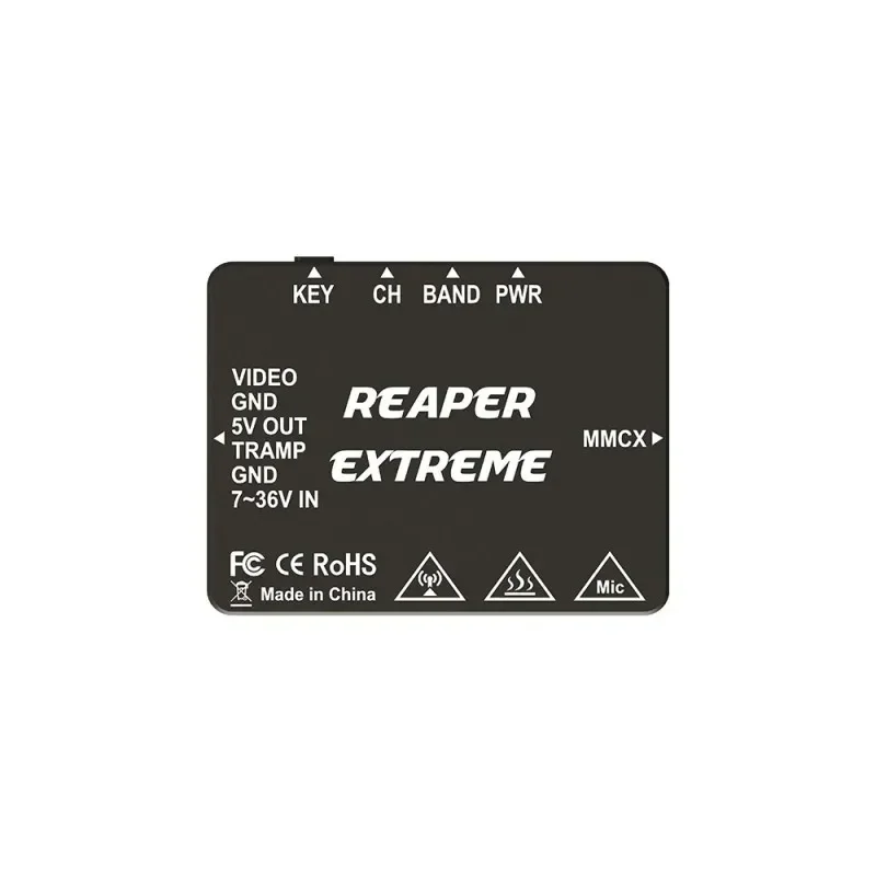 STOCK Foxeer Reaper Extreme 2.5W 5.8G 72CH Pitmode 25mW 200mW 500mW 1.5W 2.5W Adjustable FPV VTX 2-8S 20X20mm