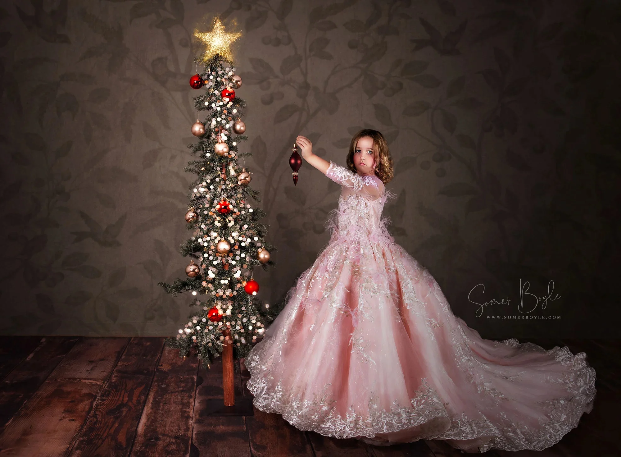 Vestidos de desfile de tul rosa para niñas, vestidos de desfile para sesión de fotos, cuentas de lentejuelas, vestidos de graduación de cumpleaños para niños, vestidos de flores de plumas