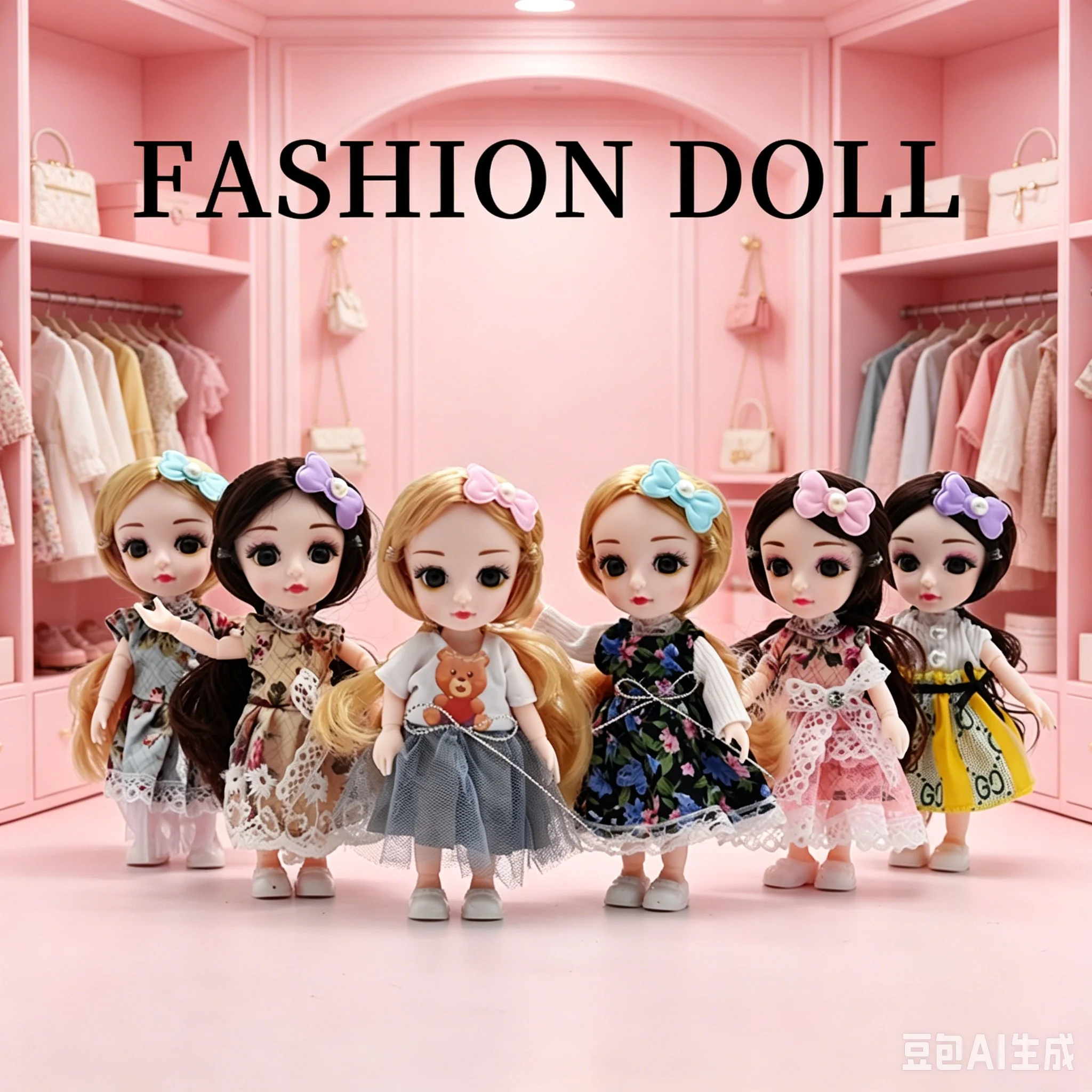 1/12 BJD Doll Joint Movable Simulation Doll Figures 16CM Body Model Dress Up With Skirts Shoes Children Play House Toy Girl Gift