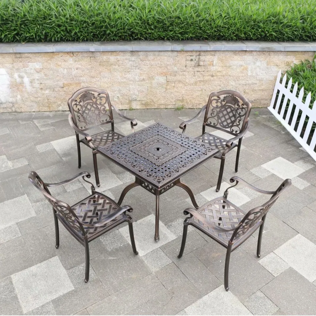 

Bed And Breakfast Commercial Street Dining Table And Chair Villa Open-air Balcony Garden Dining Table And Chair Combination