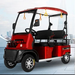 Street Legal Off Road Hunting Golf Car 4 Seat Lithium Battery Club Golf Carts 5/7KW Electric Lifted Golf Cart With Bumper