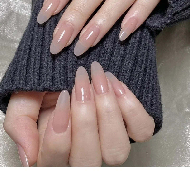 

10 шт., острые миндалевидные овальные ногти ручной работы, дизайн с полным покрытием, накладные ногти, носимые маникюрные ногти, подарок для девочки