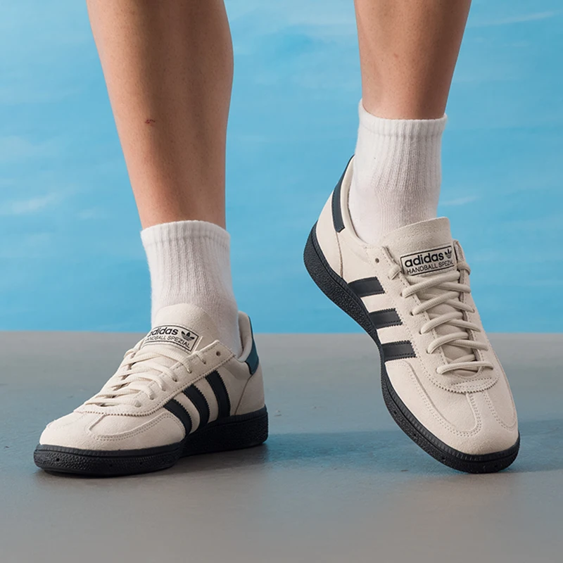 Zapatillas Adidas Originals Handball Spezial Unisex, zapatillas de entrenamiento retro alemanas, cómodas zapatillas informales de caña baja para parejas Jr3667