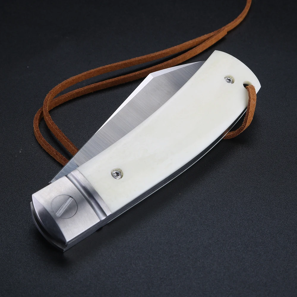 Outdoor Bull Bone Handle D2 St - Bone Folder Tool 评论和价格