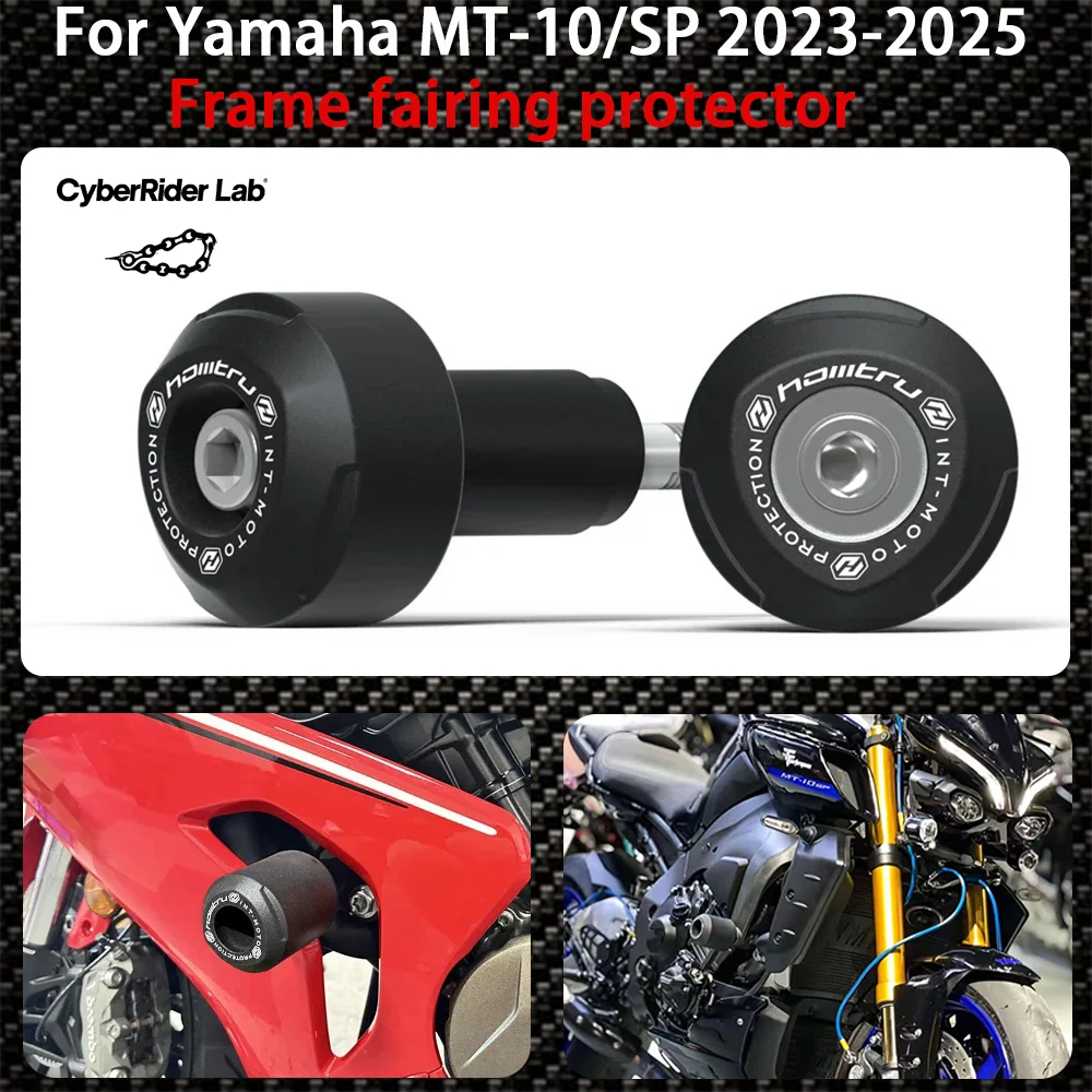 

Для Yamaha MT-10/SP MT10SP MT10 2023 2024 2025 мотоциклетная защита от падения, слайдер, рама, защита обтекателя, устройство