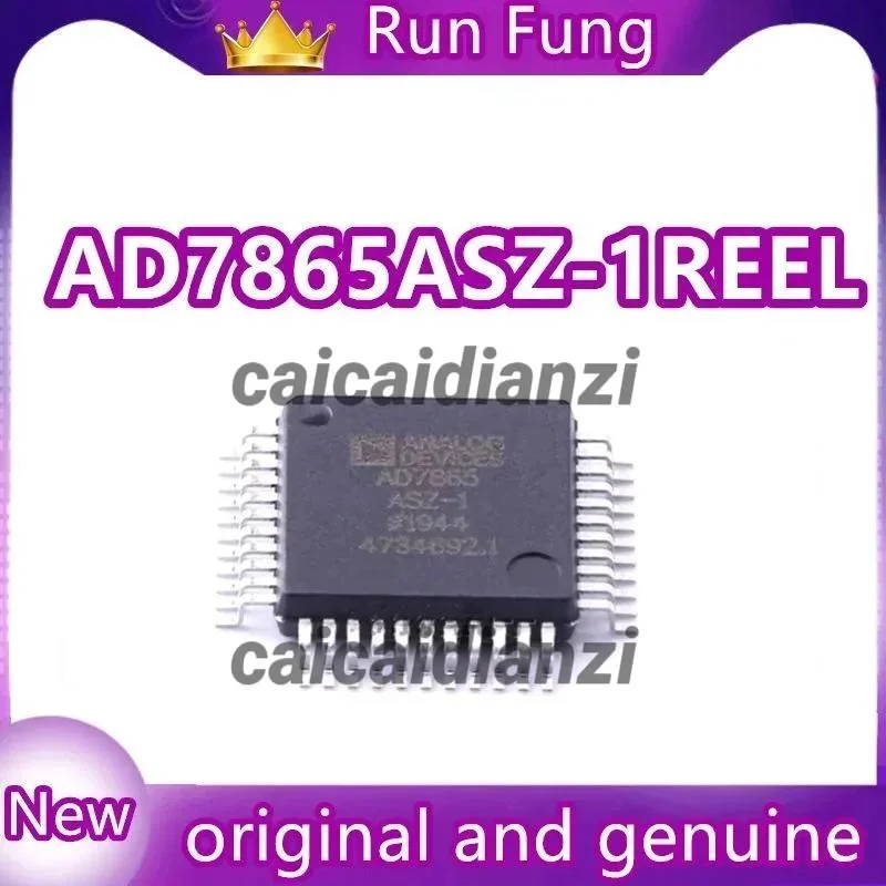 

5Pcs/Lot AD7865ASZ-1REEL AD7865ASZ 14 Bit Analog to Digital Converter 4 Input 1 SAR 44-MQFP (10x10) New Original