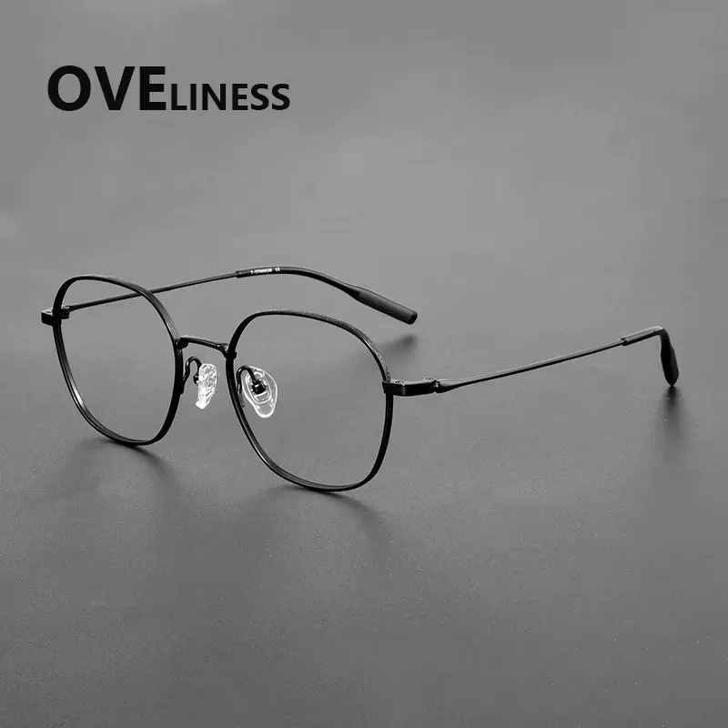 

Оправа для очков из чистого титана, унисекс, квадратная, ультралегкая, высококачественная, для зрения