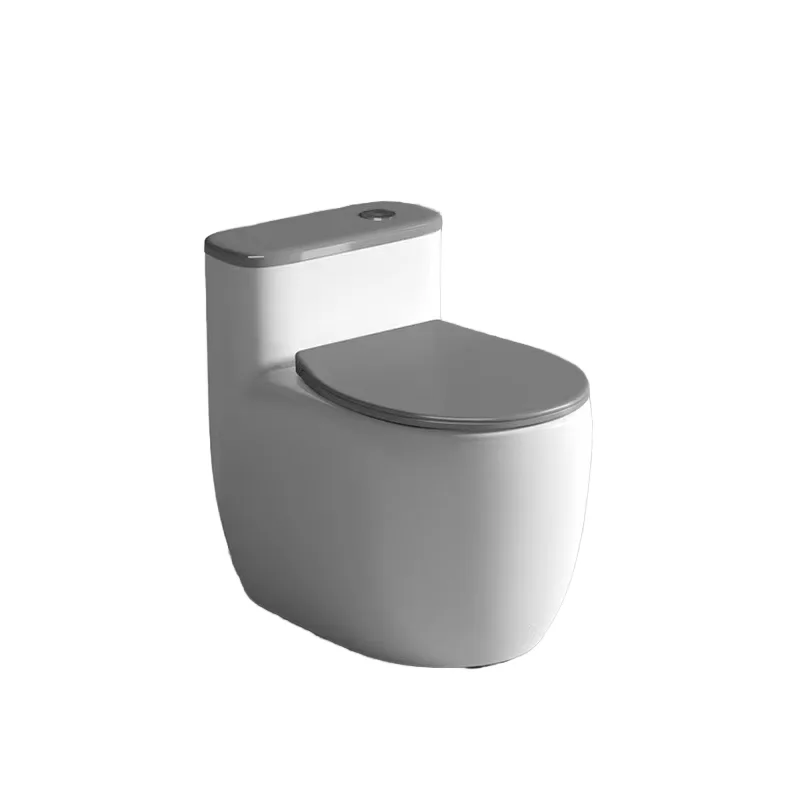 مرحاض هبوط مثبت على الحائط على الطراز الأوروبي مصنوع من المصنع، لون بسيط مطابق للمرحاض الفني للفندق، سيراميك PP للمنزل