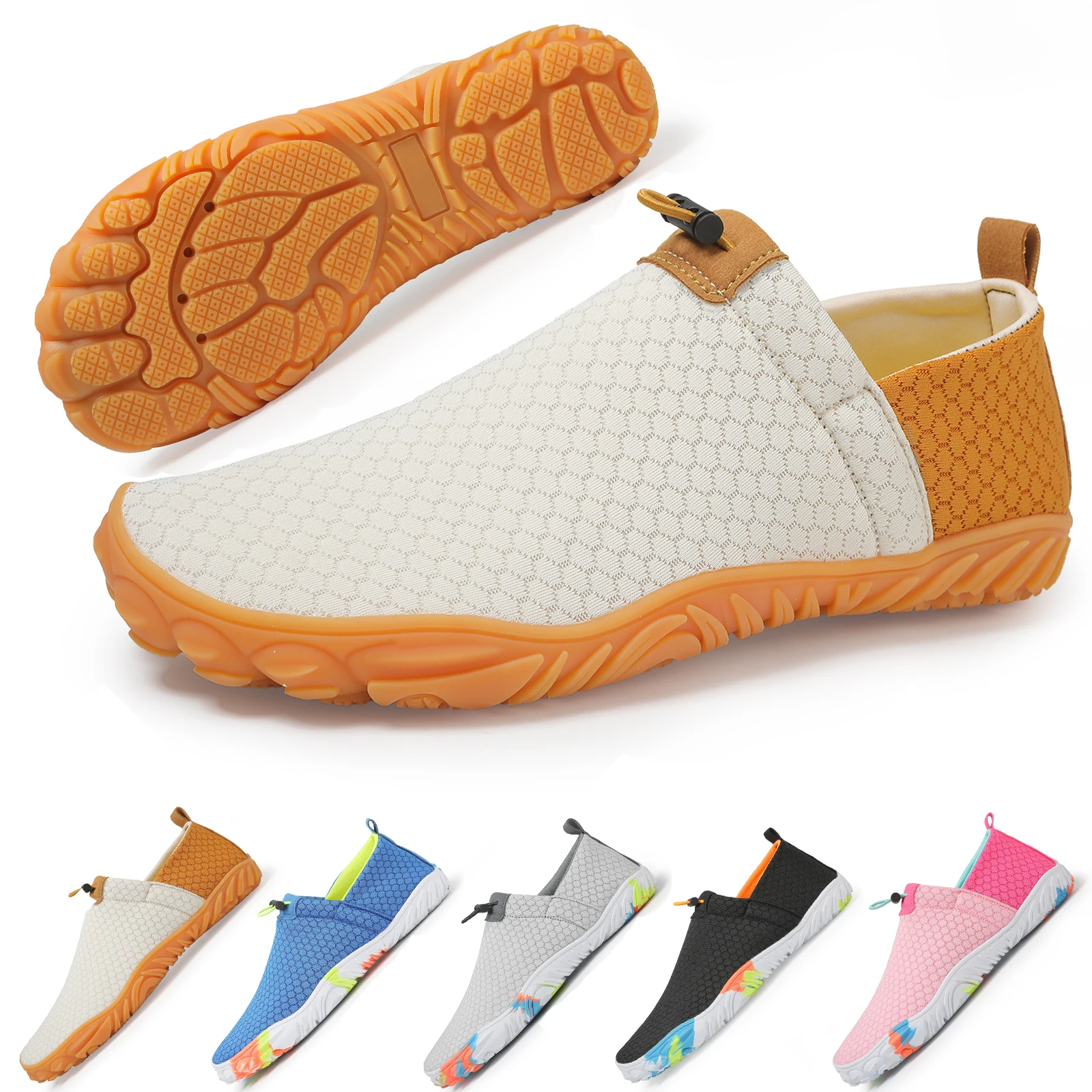 

Men Women Beach Shoes Water Shoes Quick Dry Breathable Couple Barefoot Sneakers for Swim Surf Aqua Wading shoes