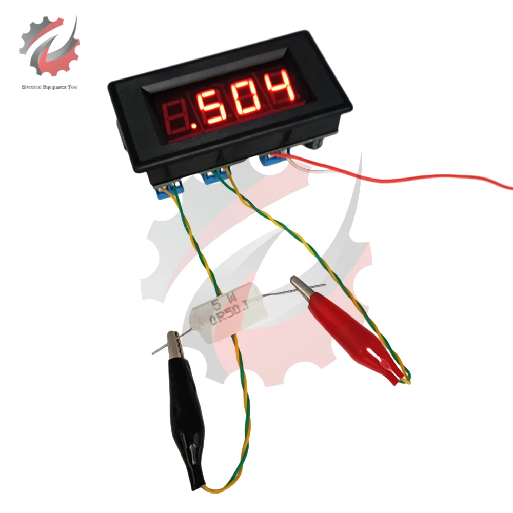 Imagem -03 - Digital Ohmmeter Baixa Resistência Medidor Faça Você Mesmo Kits 35 ma Alta Precisão Ohm Medidor Impedância Medidor Resistor Tester Icl7107 dc 5v