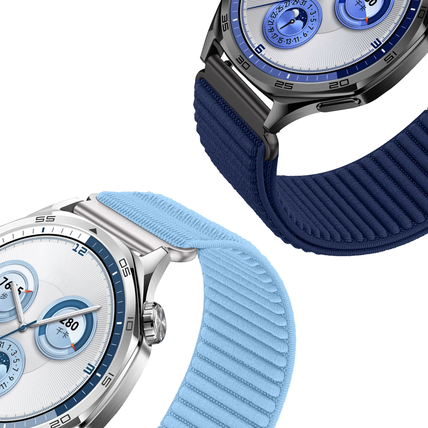 Bracelet tissé léger à motif de montagne, pour Huawei fit3/4 GT4/5, 46mm, sport pour jeunes, couleur, largeur 20 22mm, bracelet de montre