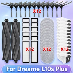 Compatible For Dreame L10s Plus RLL42SD Replacement Parts Main Roller Side Brush Hepa Filter Mop Pad Cloth Dust Bag Accessories