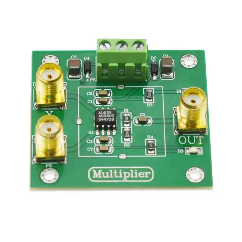 AD835 Analog Multiplier Module Four-Quadrant High-Speed Signal Conditioning Board, Phase Detector & Measurement, Mixer for RF/IF