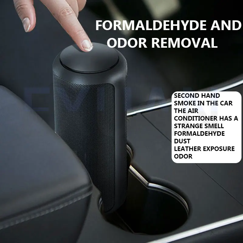 Cup Type Car Air Purifier Car Mounted Air Purifier Automobiles New Car Formaldehyde And Odor Removal Machine Car Air Deodorizer - Image 4