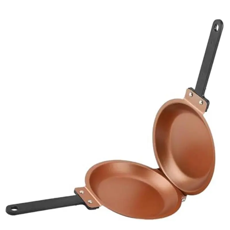 Cake Pan Mexican Folding Pan Non-Stick Frying Pan Double-Sided Breakfast Folding Frying Pan Highly Recommended