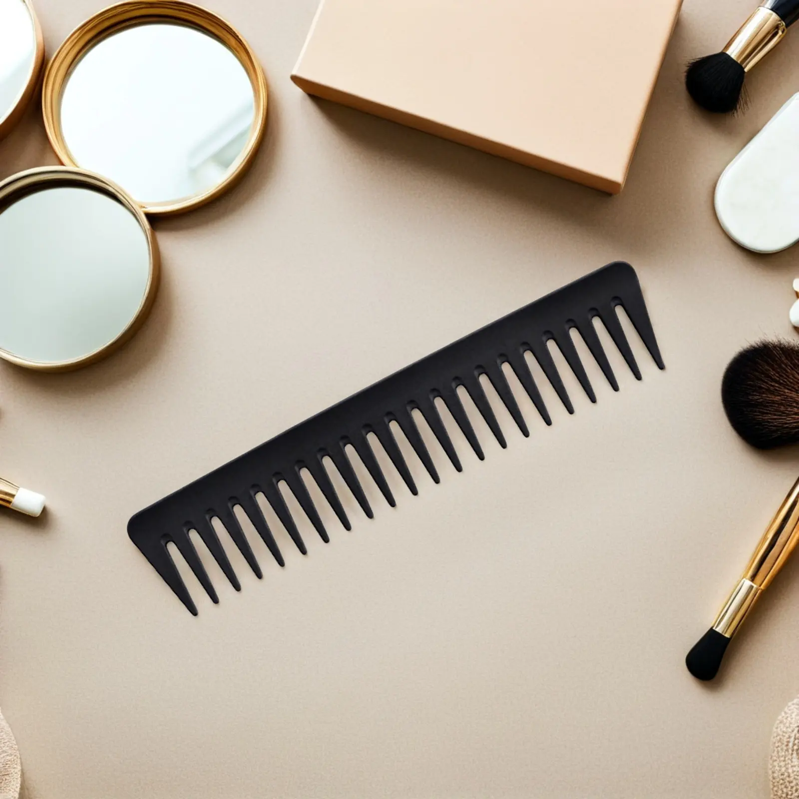 Wide Toothed Hair Comb Wide Tooth Detangling Comb Easy Hair Styling Vintage Teeth Slicked-back Men Anti-static