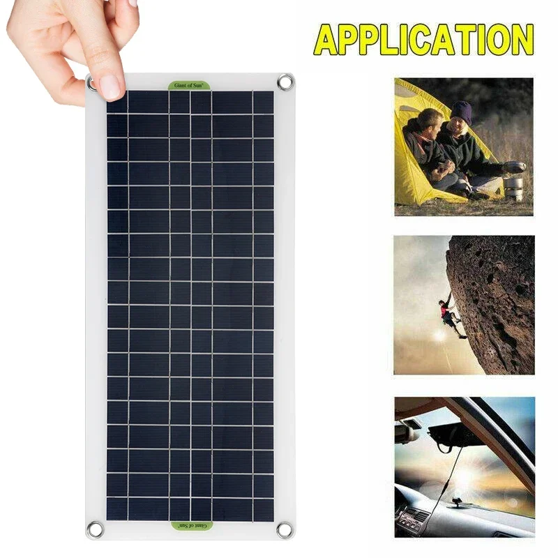 220V Solar Power System 30W Solar Panel Battery Charger 1000W 220W Inverter USB Kit Complete Controller 220V Home Grid Camping