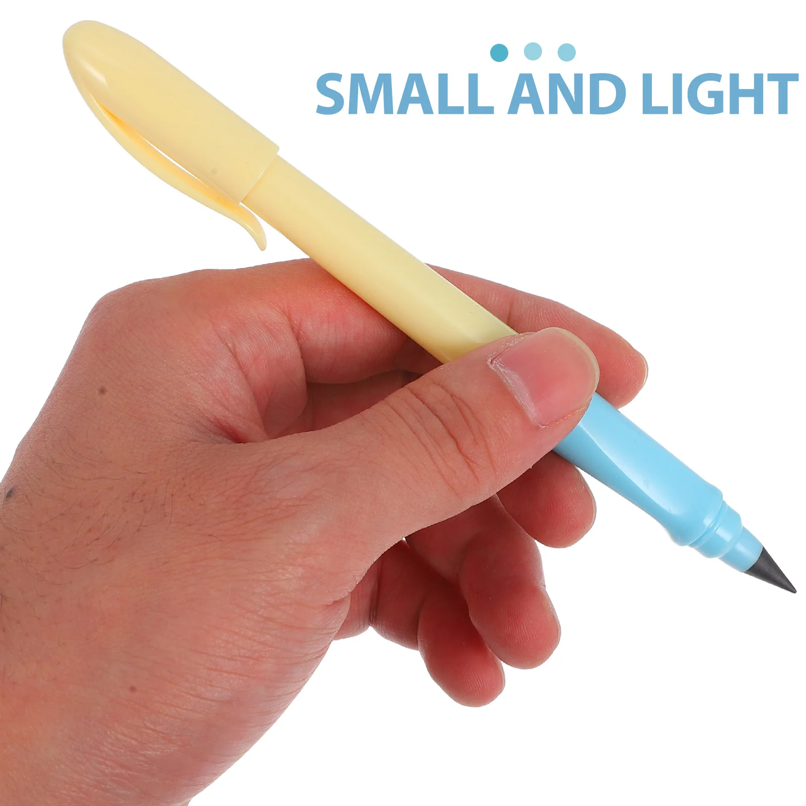 6Pcs Perpetual Pencil Sharpenfree Long-Lasting Writing Pencils for Beginners School Lettering Practice Continuous Writing