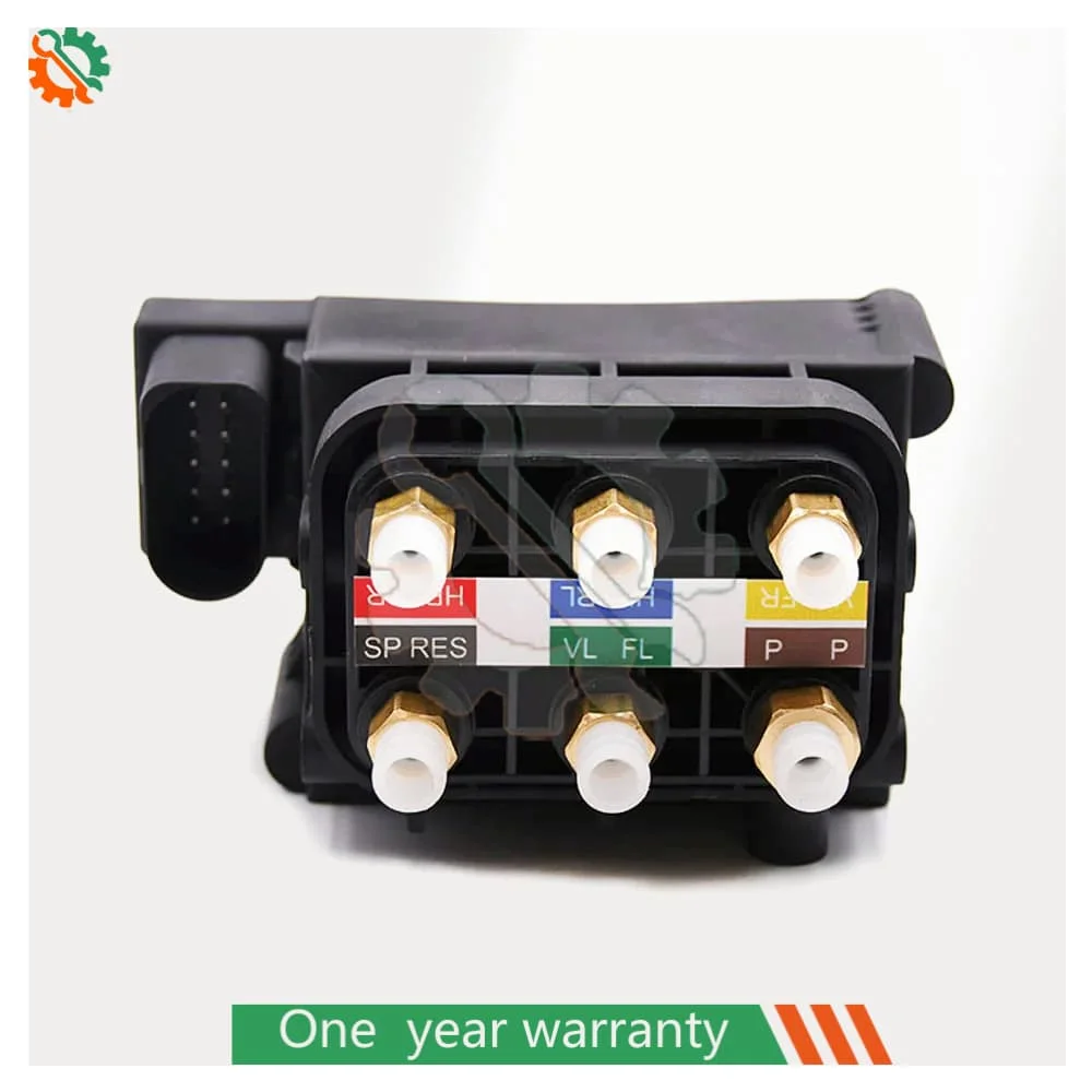 

For Mercedes W164 W251 W221 W166 W212 W216 - New Air Suspension Compressor Pump Solenoid Valve Block (2123200358 2513200058)