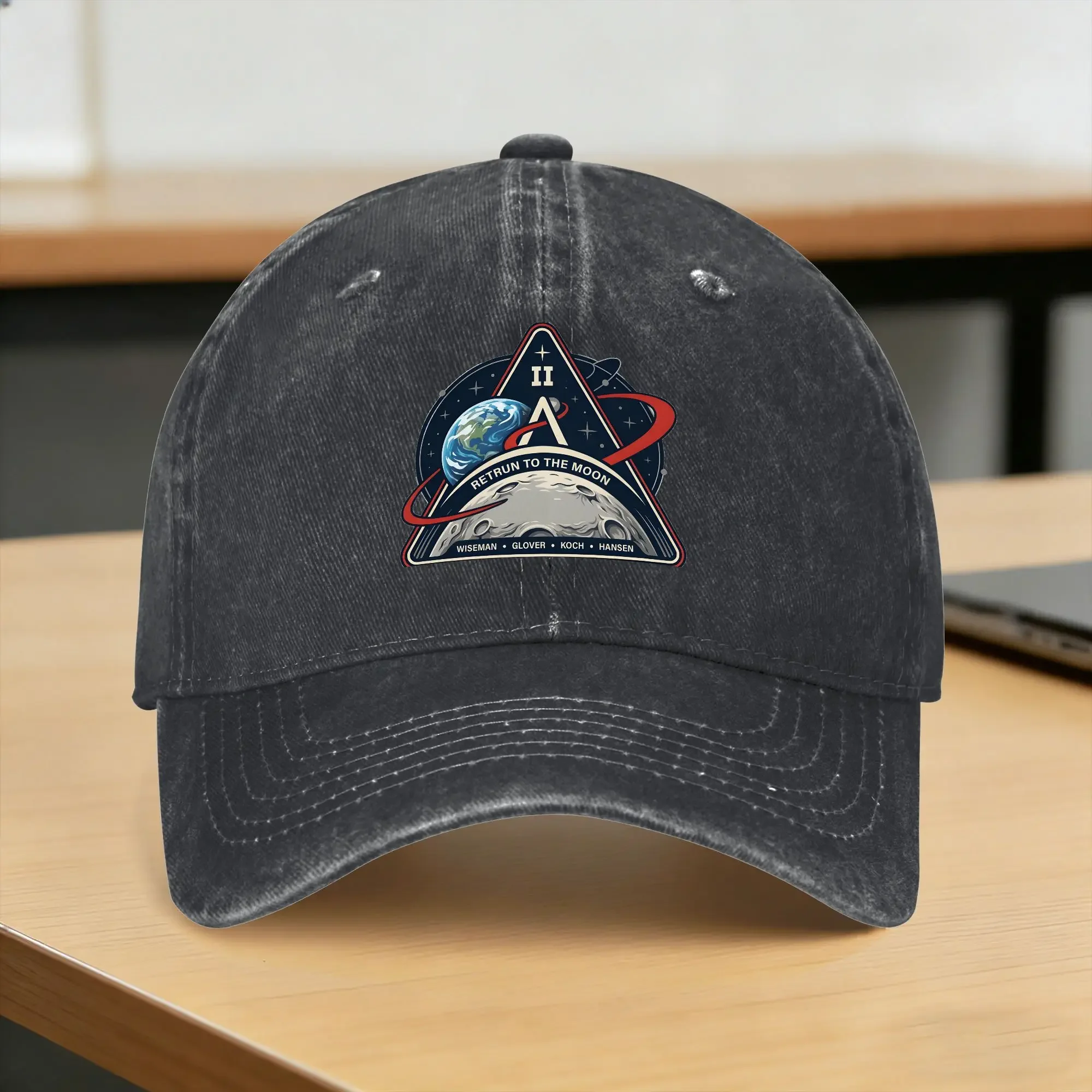 Artemis II 2026 Rocket Launch Return To The Moon Sun Baseball Cap Fashion Unisex-Teens Washed Trucker Hat Hippie Snapback Cap
