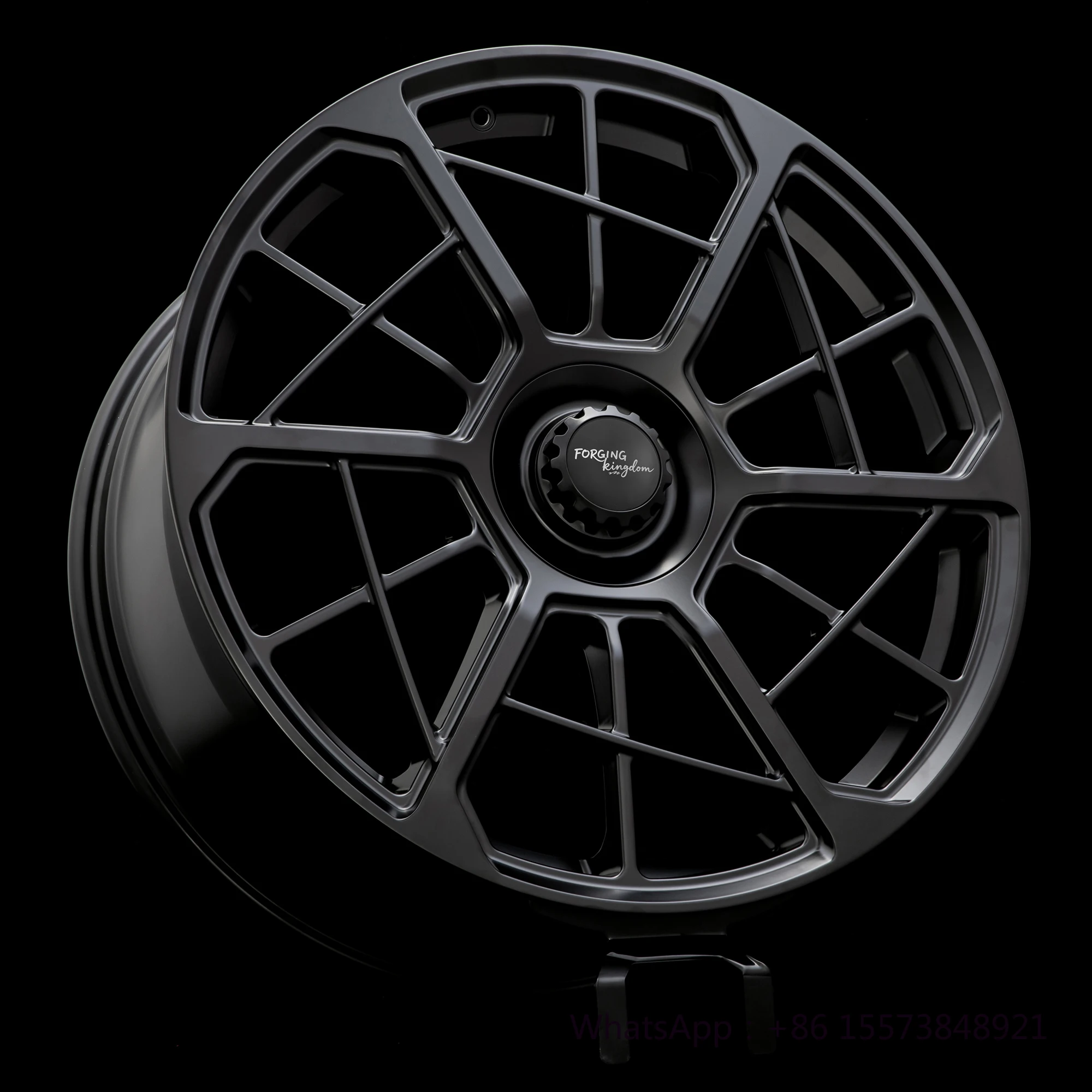 

High Quality Forged Aluminum Alloy Wheel Hub 20-26 Inch 5*130/120/112/114.3 PCD Bright Black Coating New