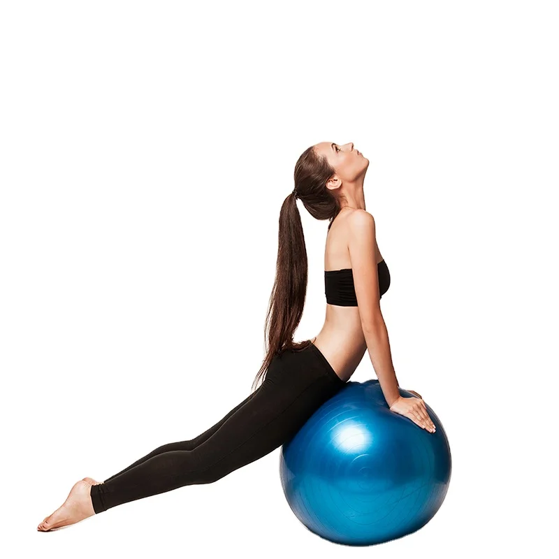 

High Quality Wholesale Sports Fitness Gym Custom Printed Anti-Burst Exercise Ball PVC Yoga Ball With Quick Pump