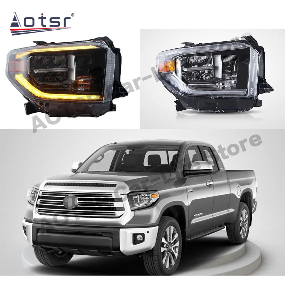 

Car LED Headlight Head Lamp For TOYOTA TUNDRA 2014 Accessories Headlight High Beam Lights Low Beam Lights