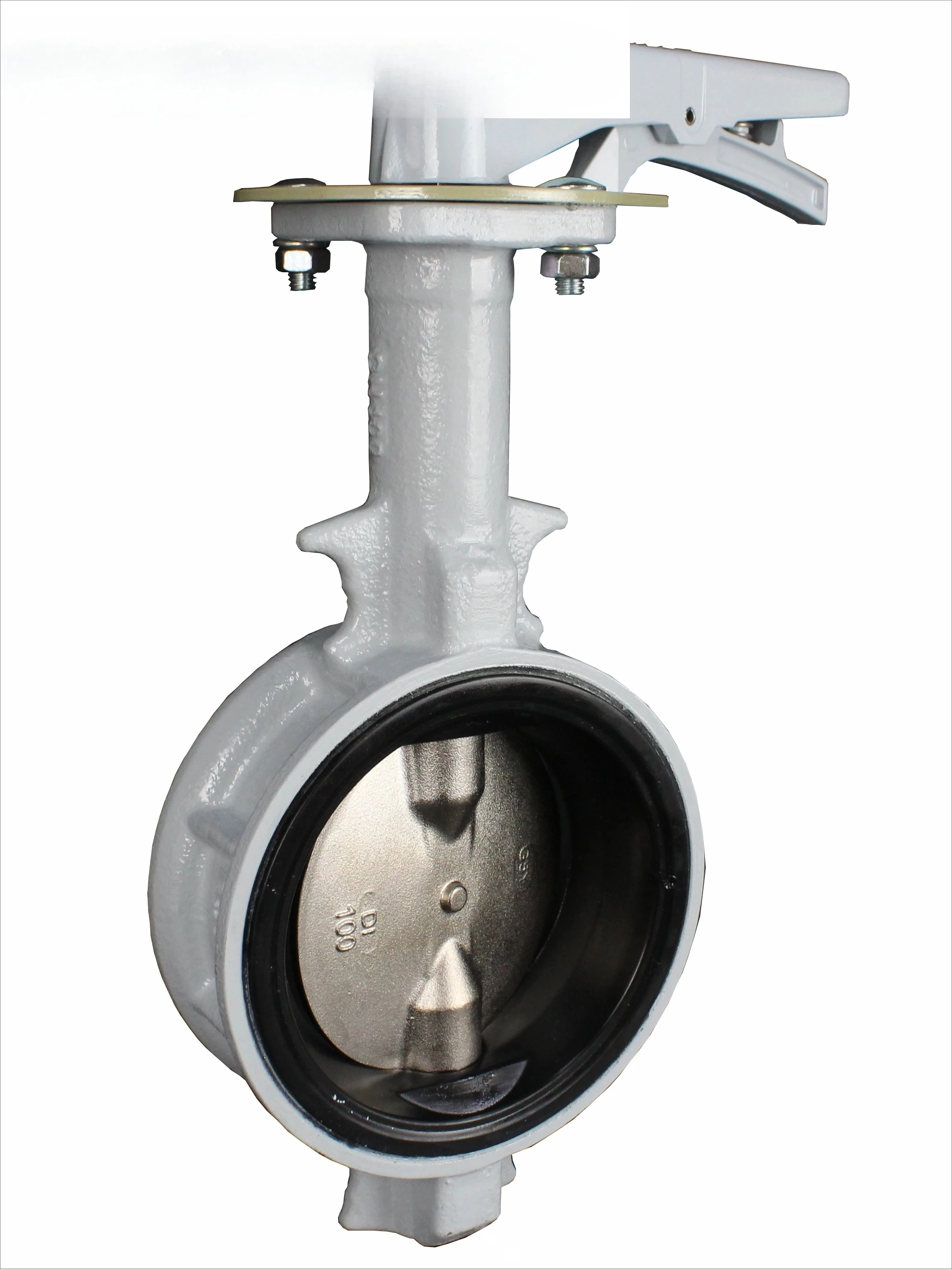 

Turbine butterfly valve G-PN16DJ flange clamp handle butterfly valve PN16DJ inlet DN100