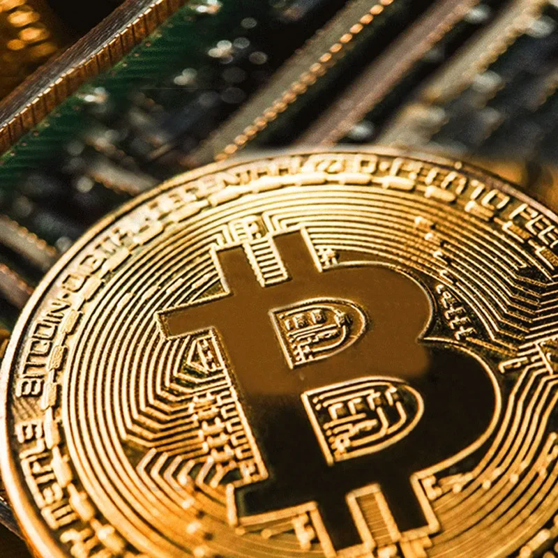 2024 금도금 비트코인 동전, 수집용 미술 컬렉션 선물, 물리적 기념, 카사시우스 비트, BTC 금속 골동품 모조