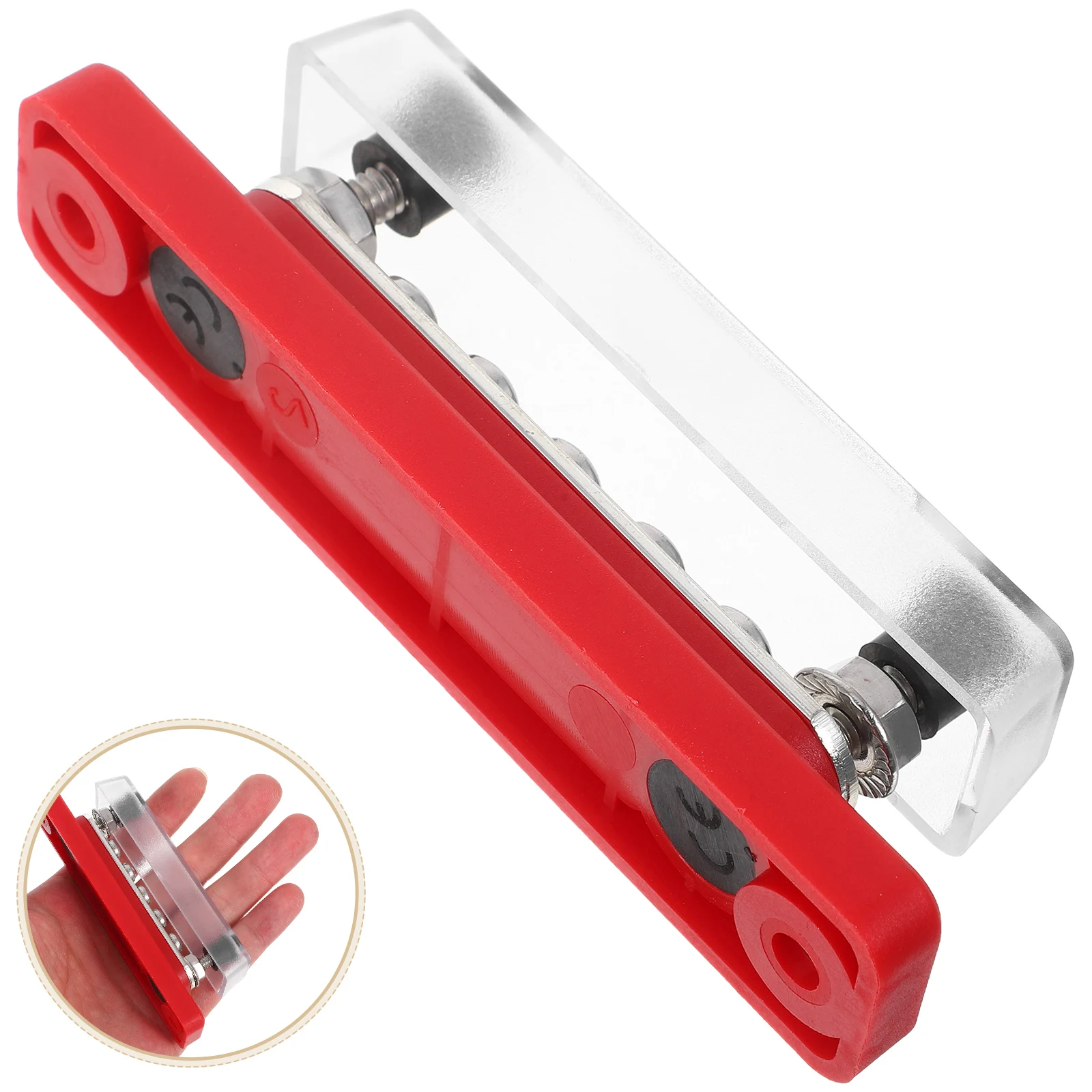 

Heavy Duty Power Distribution Terminal Block High Current Electrical Bus Bar For Rvs 5-Position Secure Stud
