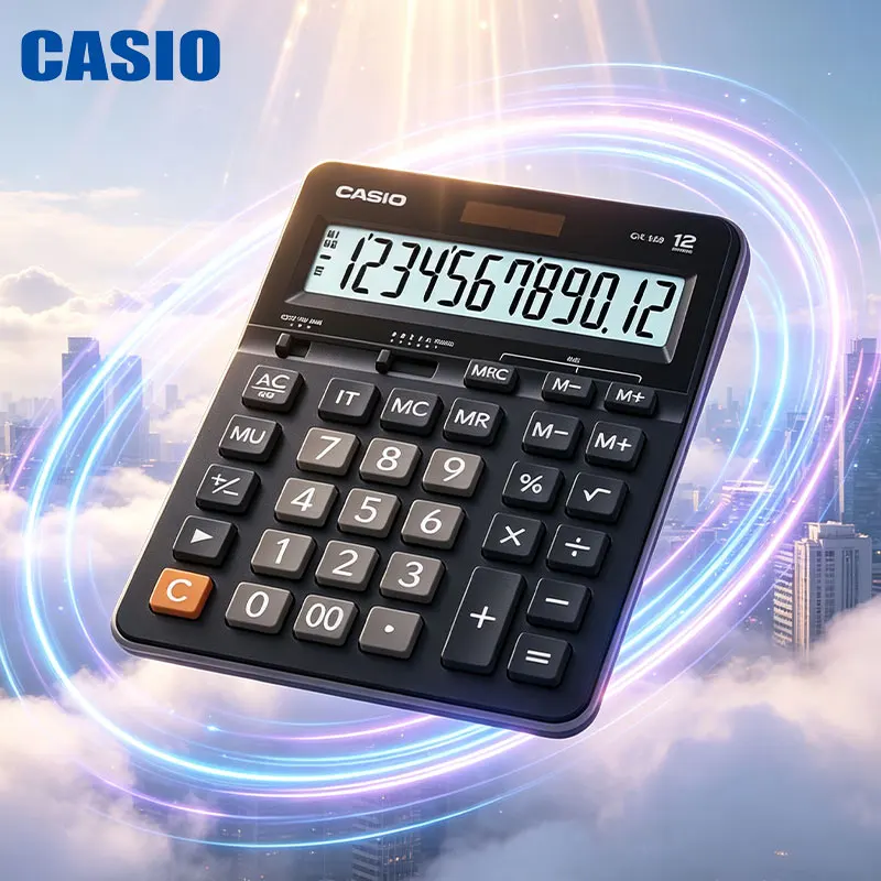 Casio GX-12B/FX-999CN CW/FX-991CN CW/MX-12B Thin desktop business calculator remote clear reading project cost estimation