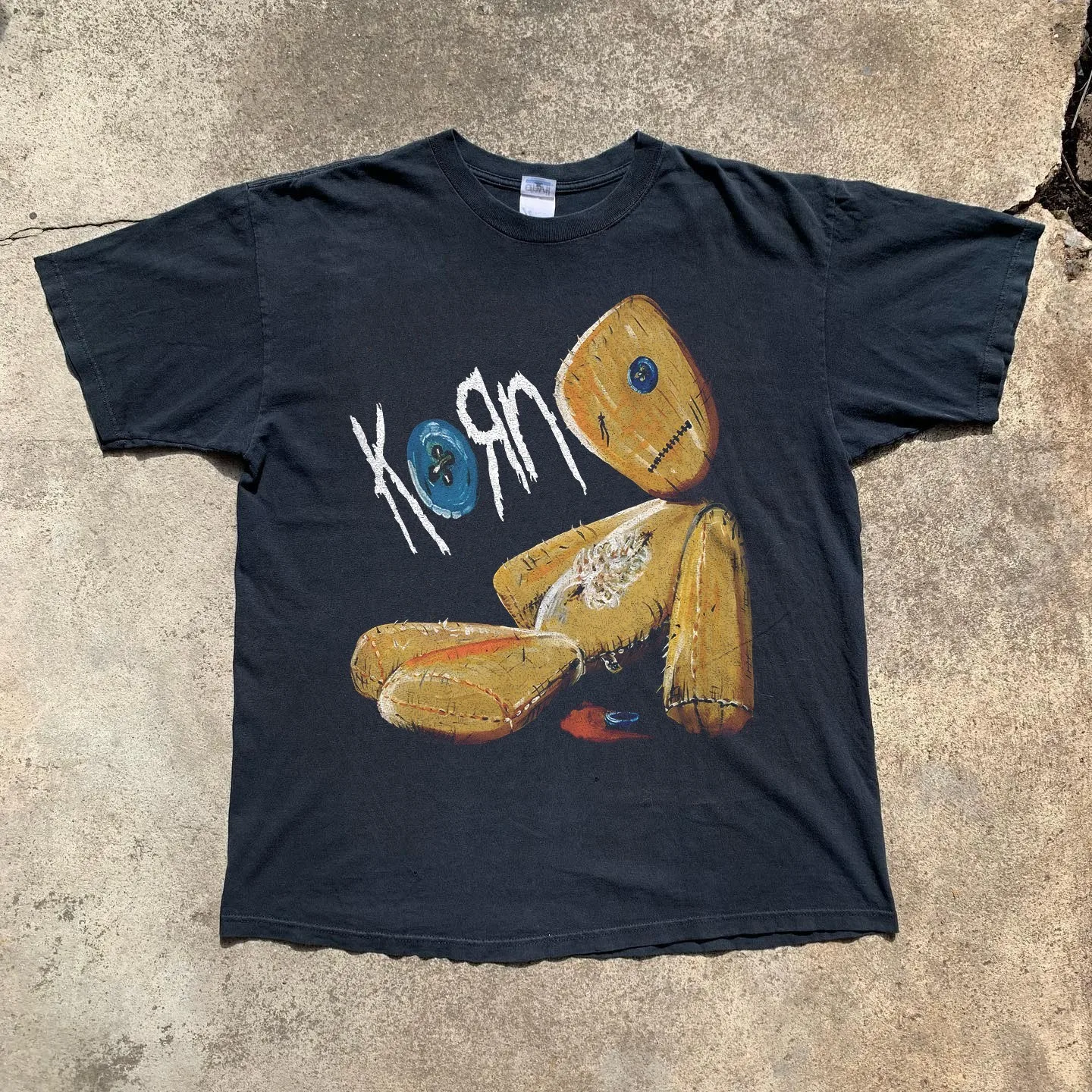 Korn Issues Album Nu-Metal Heavy Cotton Black T-shirt Size S-5XL