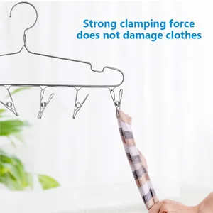 10/20/40 Buah Pasak Jepitan 5 / 6cm Klip Cuci Pin Gantung Penjepit Kawat Alat Penyimpanan Rumah Klip Baja Tahan Karat Pengatur Pakaian 12 pasak penjualan terbaik - №