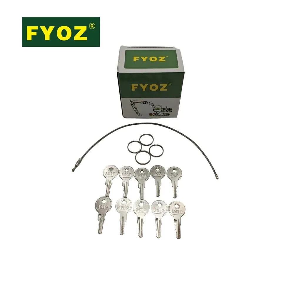10pcs Golf Cart Ignition Key For EZGO (1982-Up) Gas and Electric 17063-G1