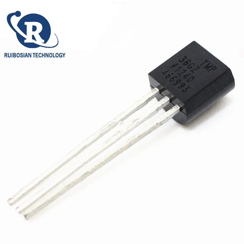 5PCS TMP36GT9Z TO-92 TMP36 TO-92 TMP36GZ IC temperature sensor