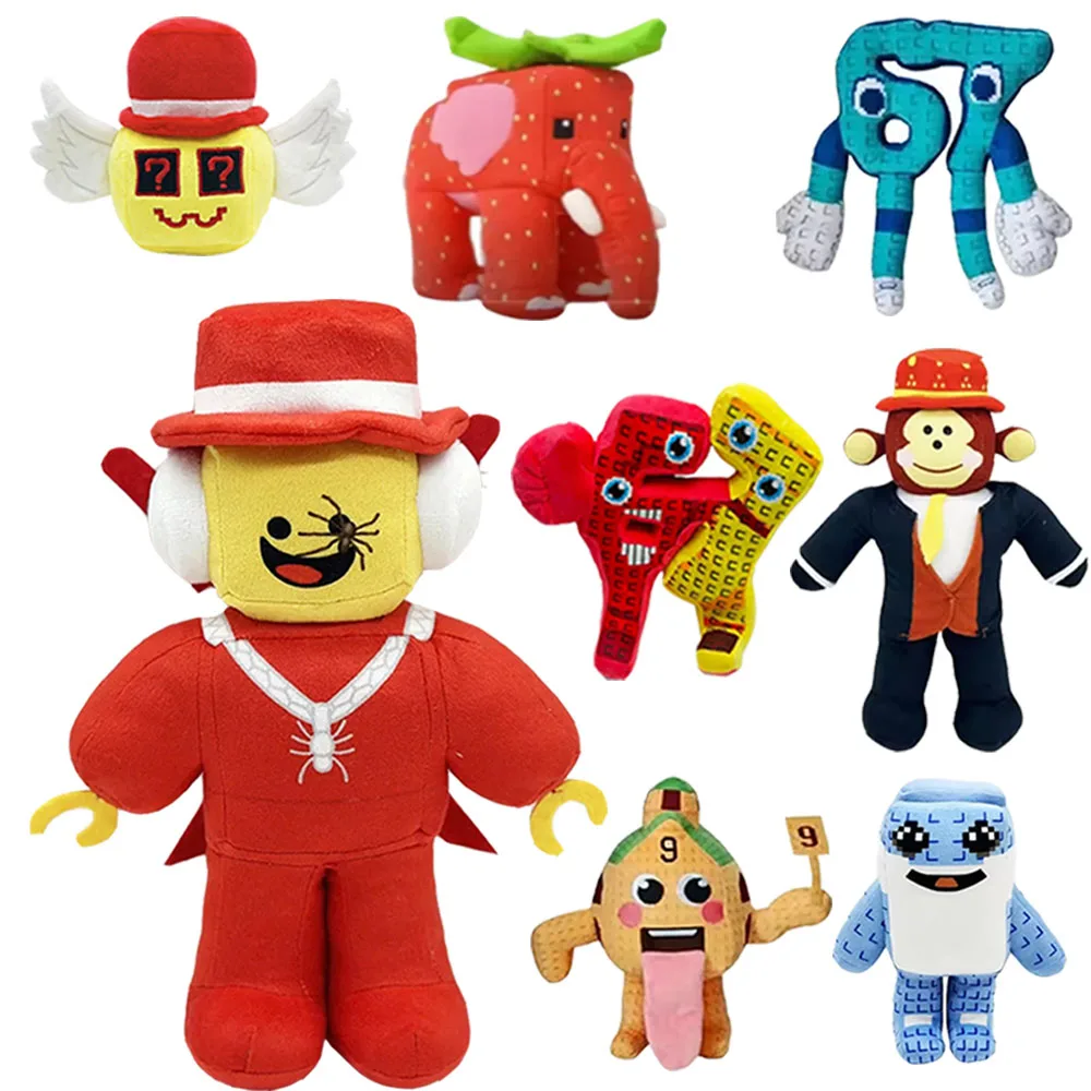 

25 см Новая плюшевая кукла Steal A Brainrot Sammy Jandel, аниме, периферийные устройства, игрушка, клубничный слон, милая мягкая подушка для подарка ребенку