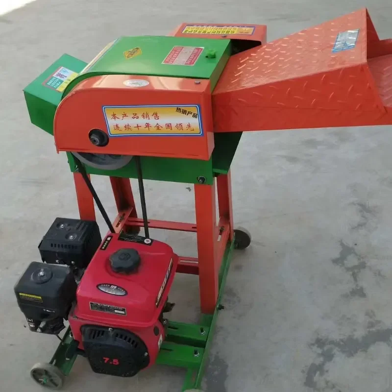 Animal Feed Grass Chopper Straw for Crusher Cutting Silage Corn and Grinder Shredder Mill Pellet Farm Chaff Cutter Machine